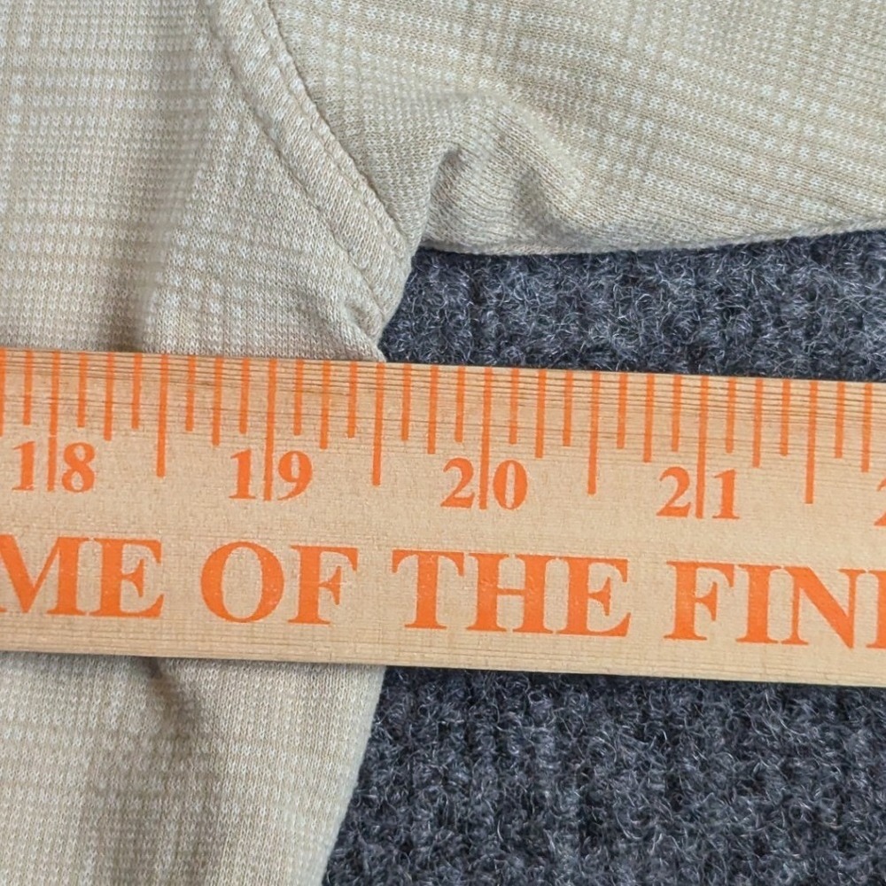Aureus Bamboo Tech Mens Polo Shirt Tan Textured Plaid Short Sleeve Size L - Picture 11 of 14